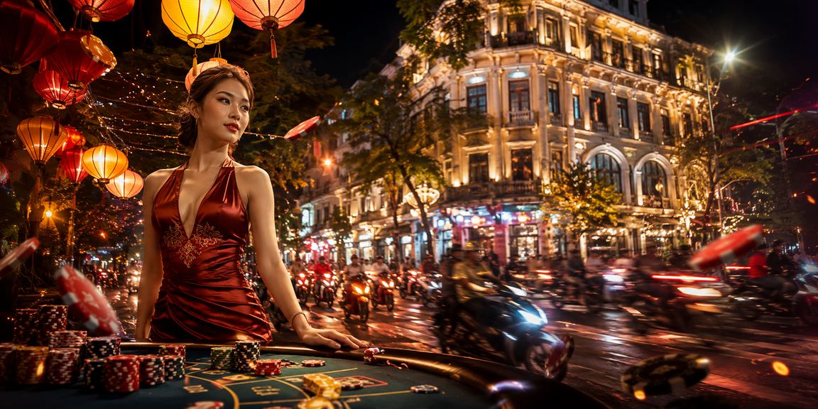 Người chơi tại chợ đêm Hà Nội trải nghiệm đăng ký tài khoản cá cược trực tuyến
